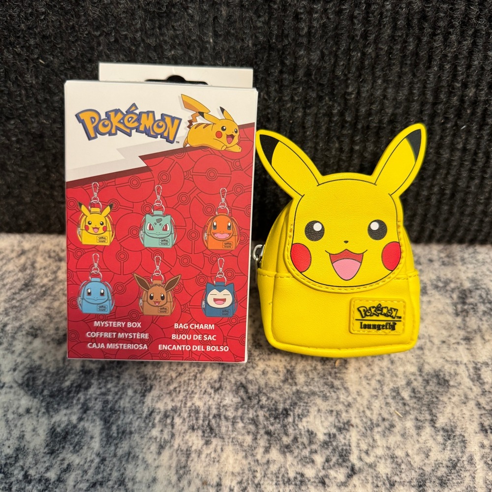 Loungefly Pokemon Bag Charm Pikachu Mini Backpack